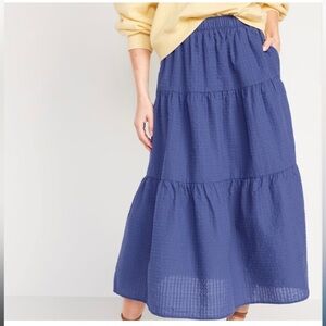 Old Navy Blue Maxi Skirt